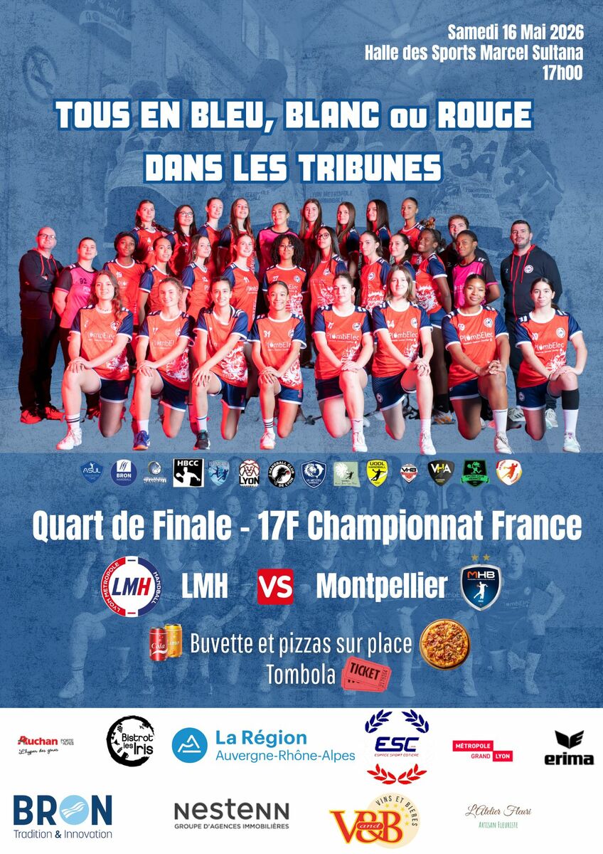 QUART DE FINALE CHAMPIONNAT DE FRANCE -17F